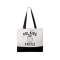 Tote Bag Noir et Blanc brodé