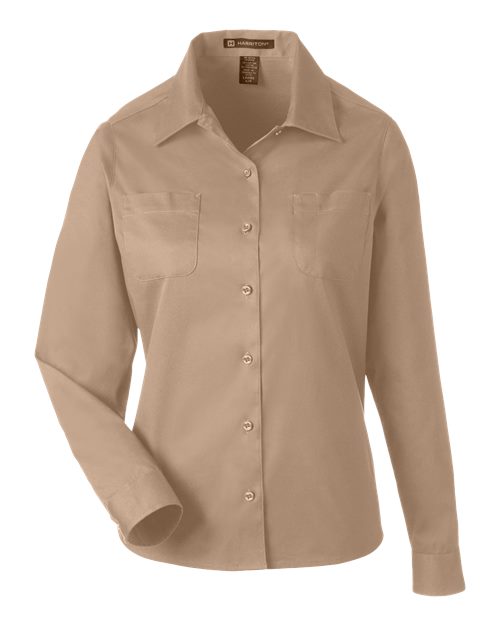 Women's Advantage Long Sleeve Work Shirt - Harriton M585LW