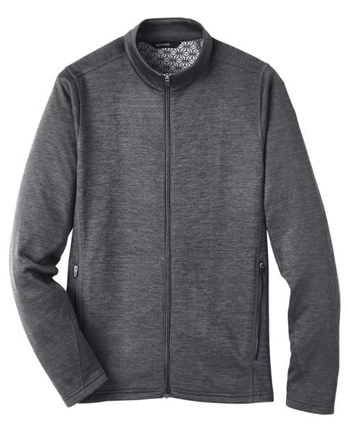 Hoodie North End NE712 - Carbon Heather/ Black