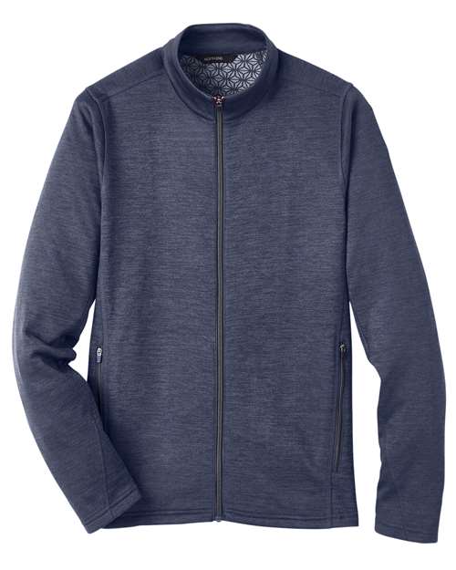 Hoodie North End NE712 - Classic Navy Heather/ Carbon