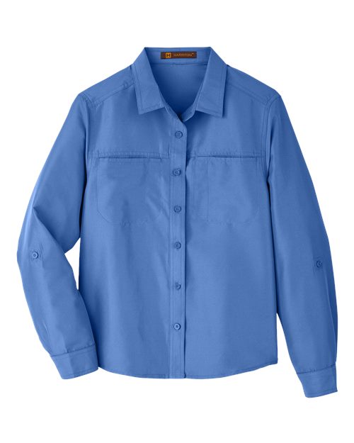 Sweatshirt Harriton M580LW - Pool Blue