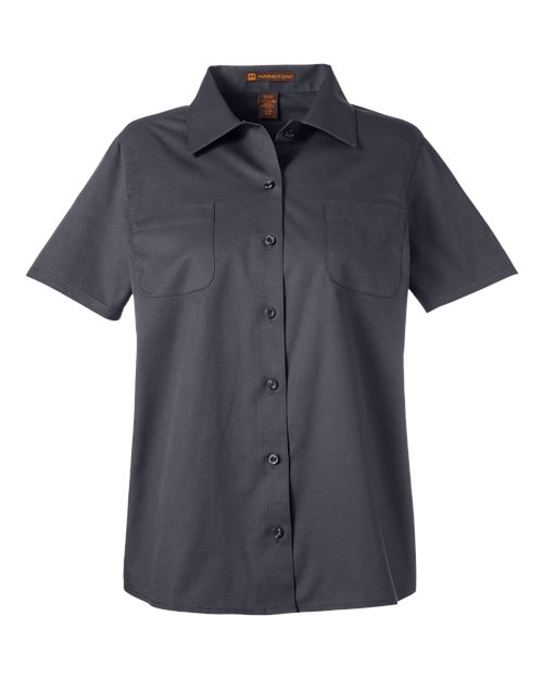 Chemise Harriton M585W - Dark Charcoal