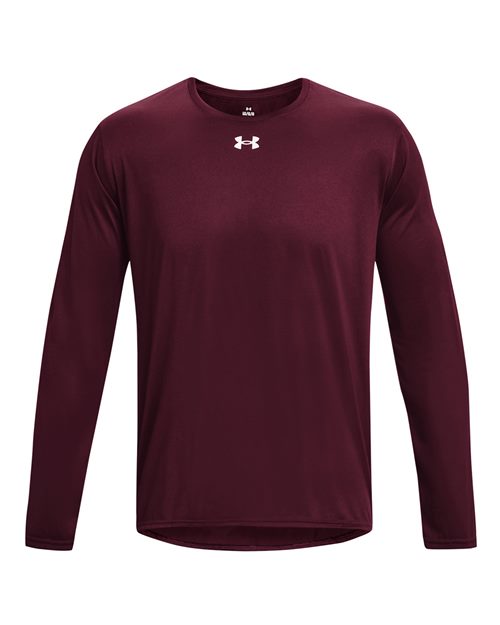 T-Shirt Under Armour 1376843 - Maroon/ White