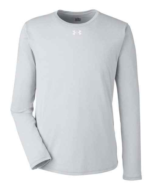 T-Shirt Under Armour 1376843 - Mod Grey Light Heather/ White