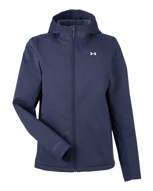 Veste coupe-vent à capuchon à glissière complète Infrared Shield 2.0 ColdGear® pour femmes - Under Armour 1371595