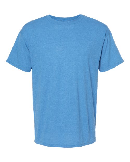 Hoodie M&O 4800 - Heather Turquoise