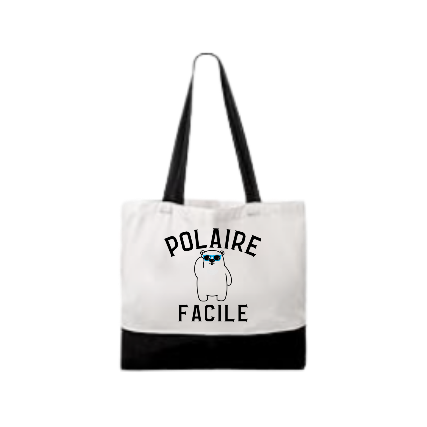 Tote Bag Noir et Blanc imprimé