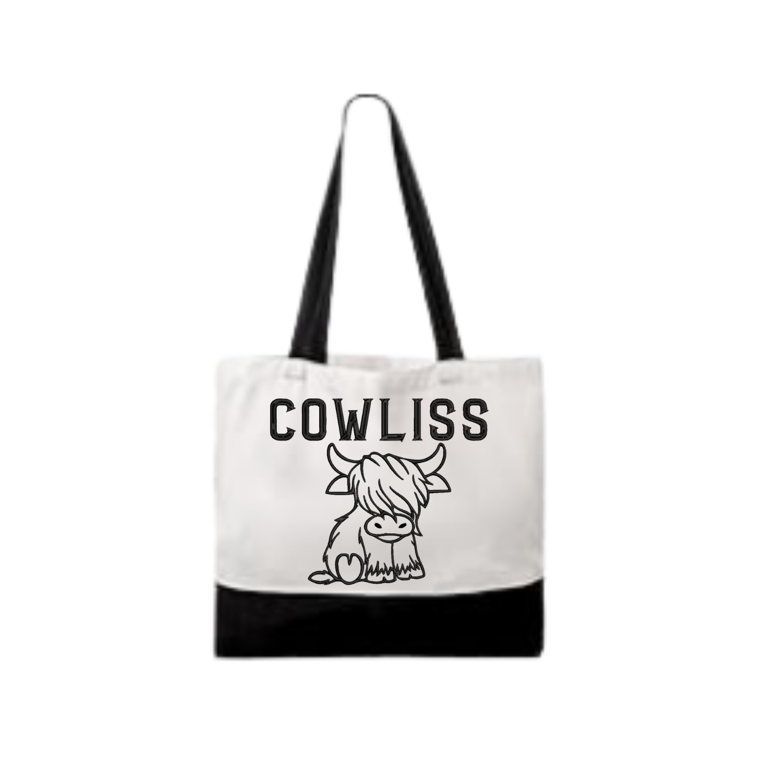 Tote Bag Noir et Blanc imprimé