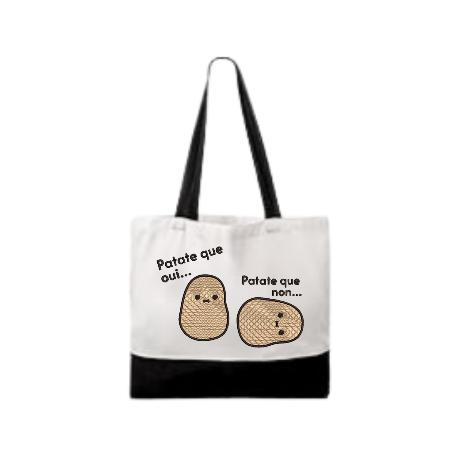 Tote Bag Noir et Blanc imprimé