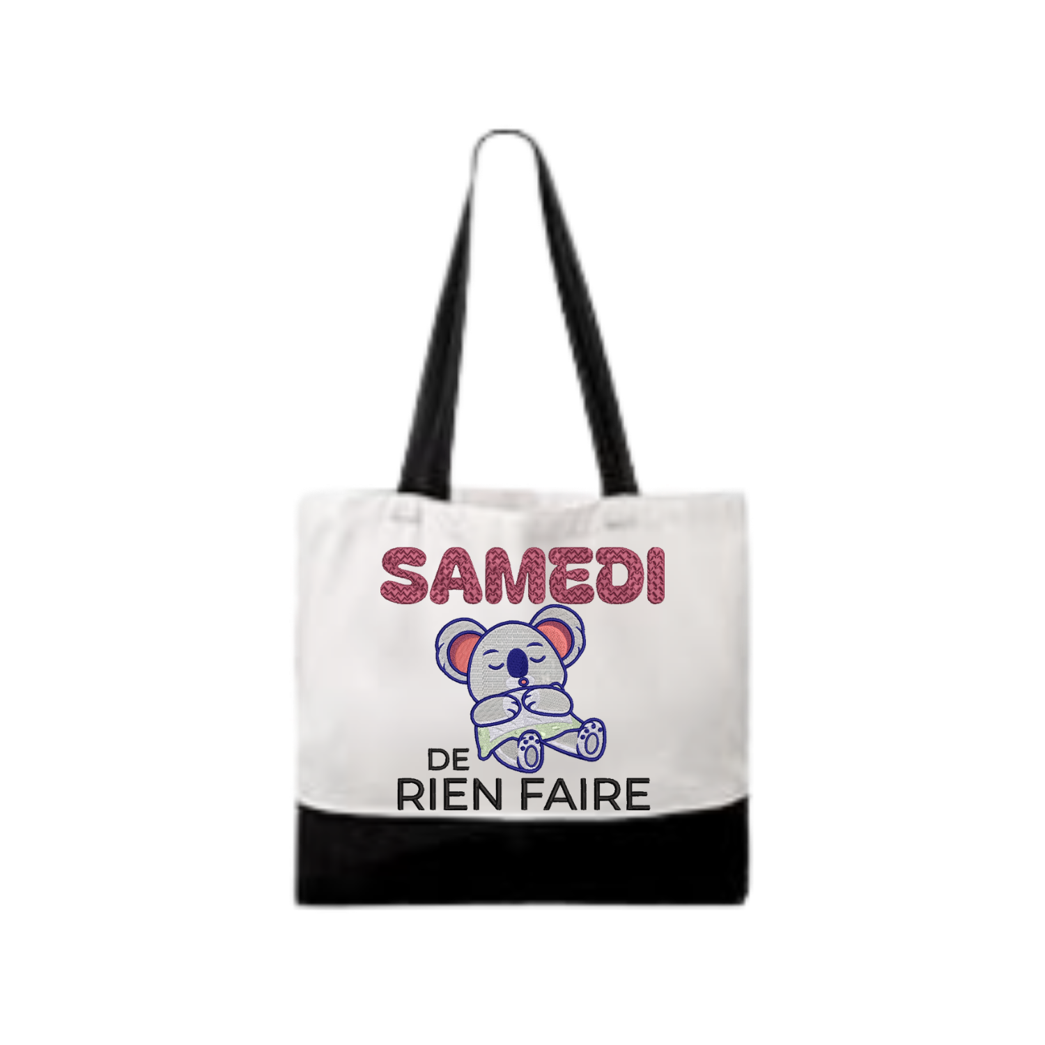 Tote Bag Noir et Blanc imprimé