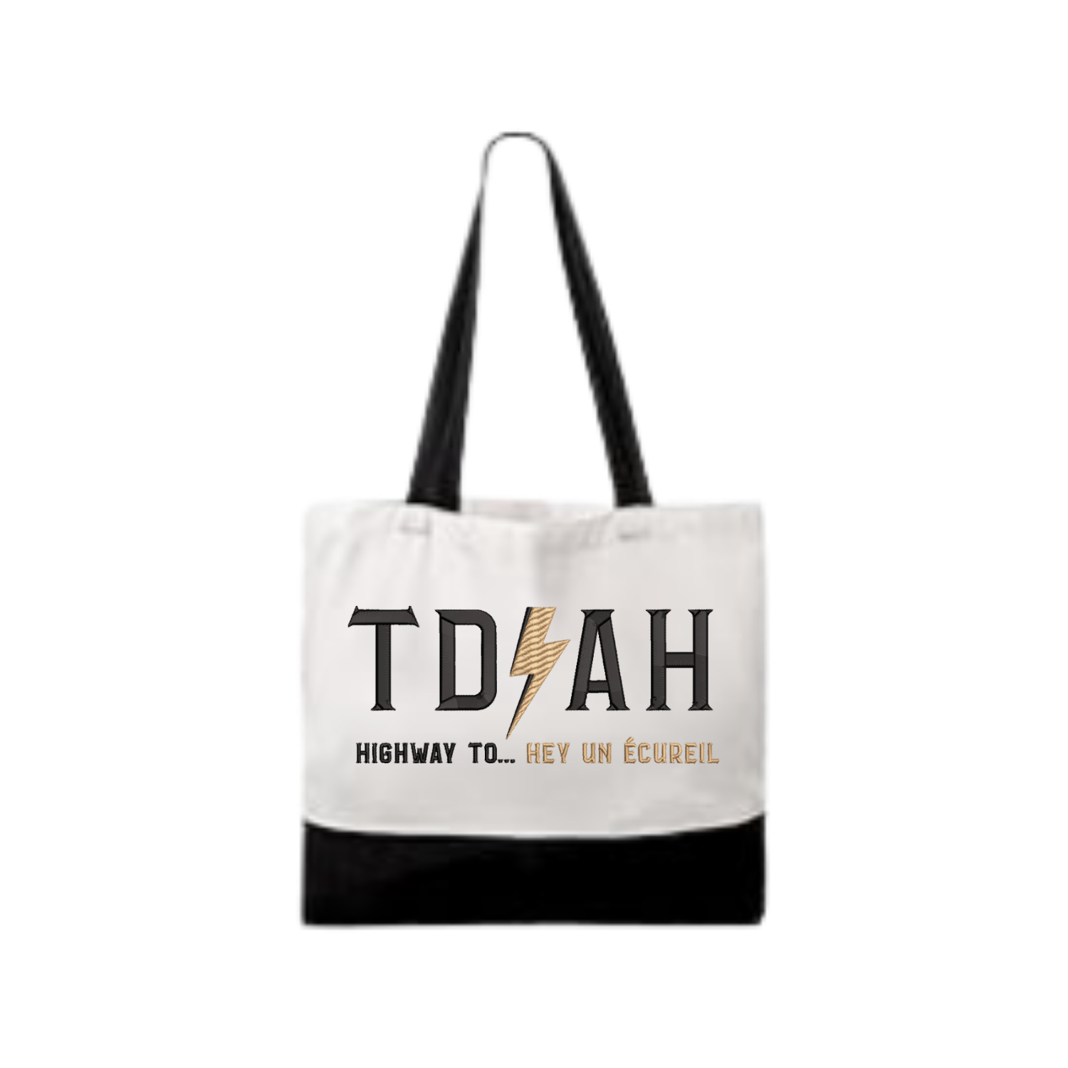 Tote Bag Noir et Blanc imprimé