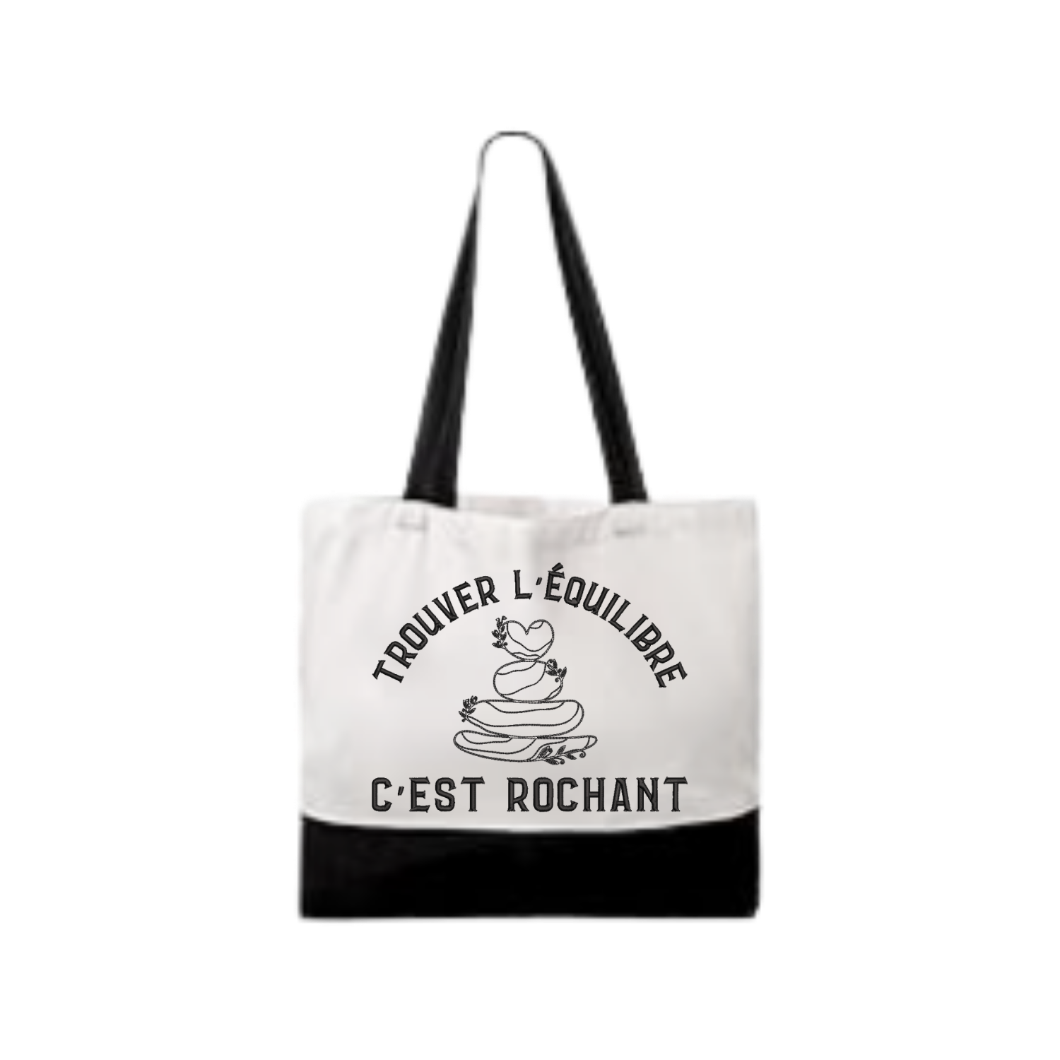 Tote Bag Noir et Blanc imprimé
