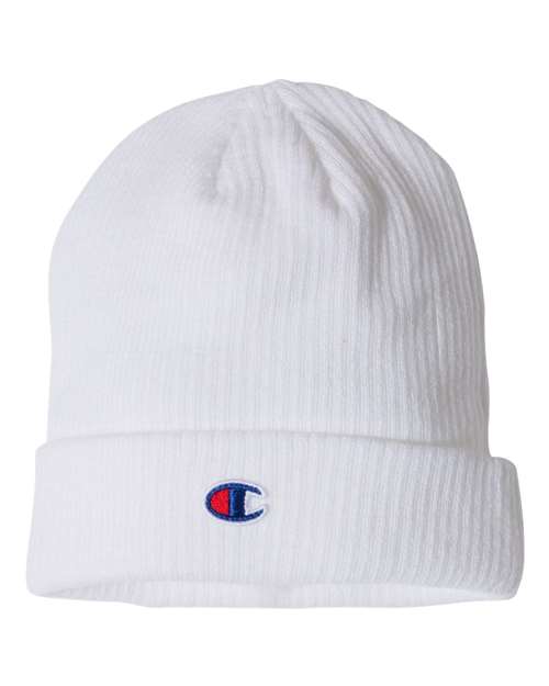 Champion CS4003 Ribbed Knit Beanie