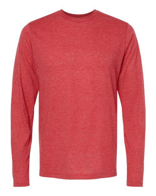 T-shirt en mélange de coton à manches longues - M&O 3520