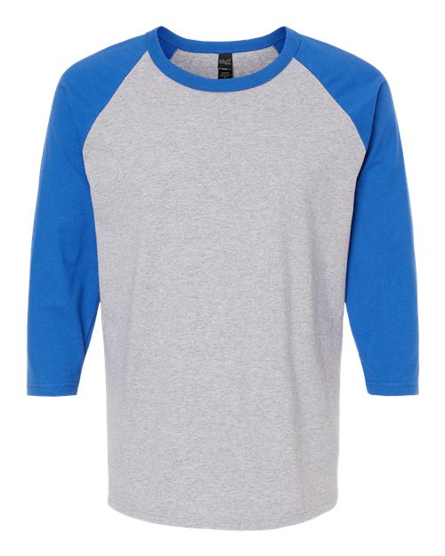 T-Shirt M&O 5540 - Sport Grey/ Royal