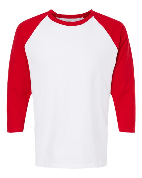 T-Shirt M&O 5540 - White/ Red