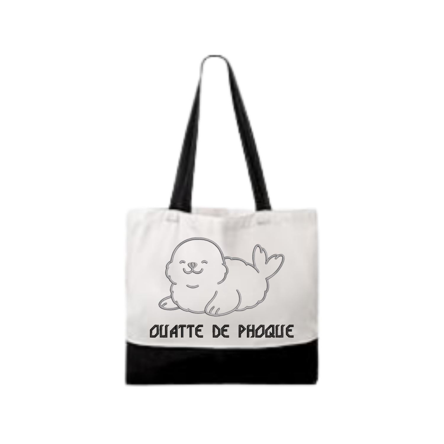Tote Bag Noir et Blanc imprimé