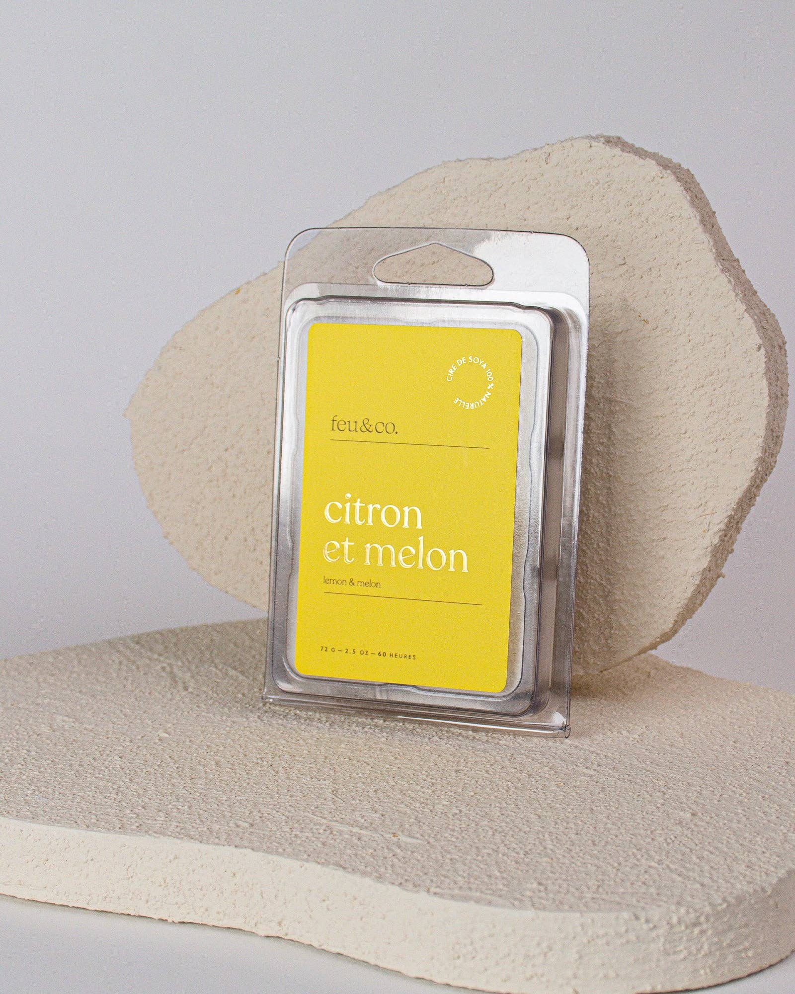 Cubes de cire - Citron et melon