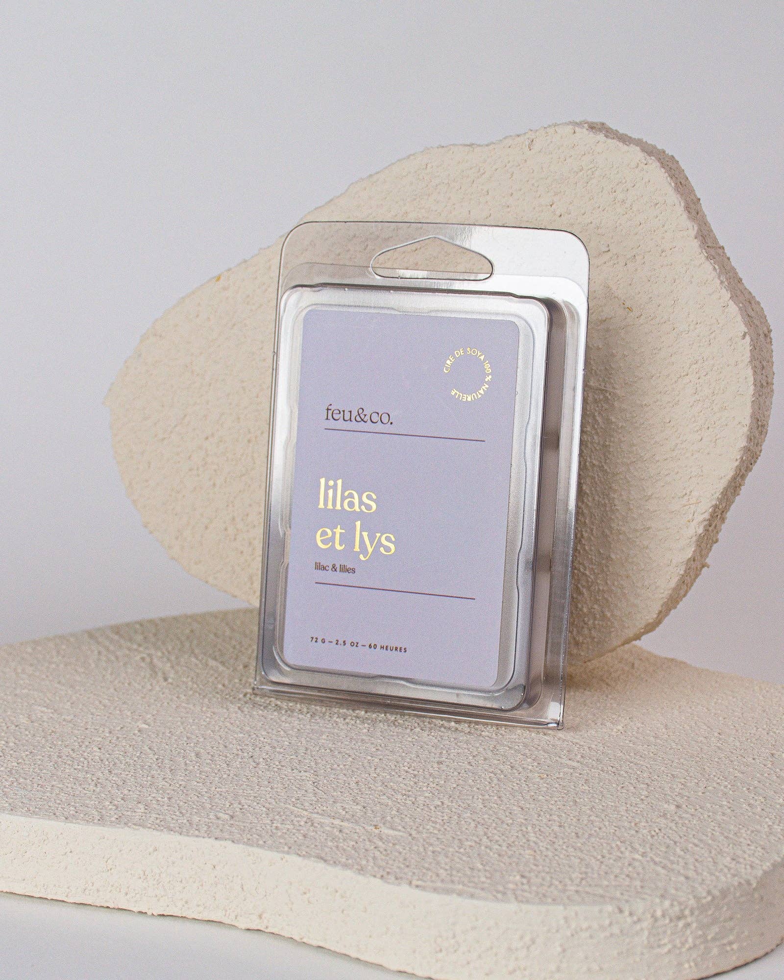 Cubes de cire - Lilas et lys