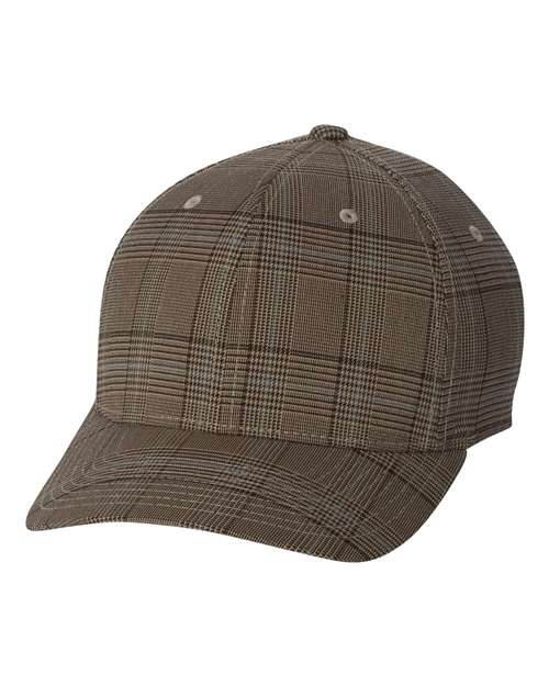 Casquette « glen check » - Flexfit 6196 - Chapeau | Boutique en ligne SIKE DESIGN