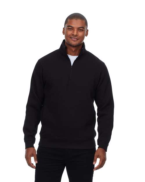 Chandail en molleton à glissière un quart Ultimate - Threadfast Apparel 320Q - Haut | Boutique en ligne SIKE DESIGN
