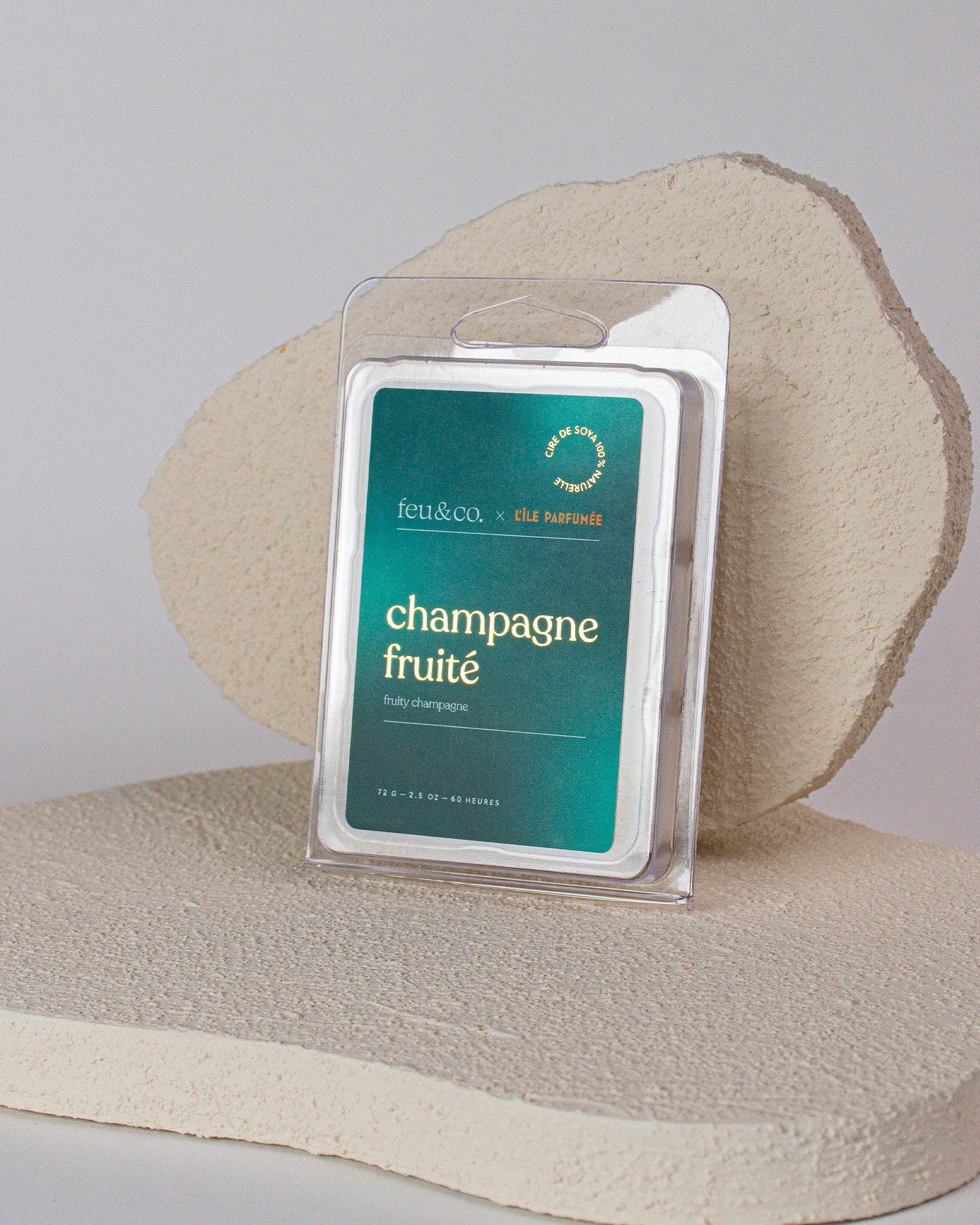 Cubes de cire - Champagne aux fruits