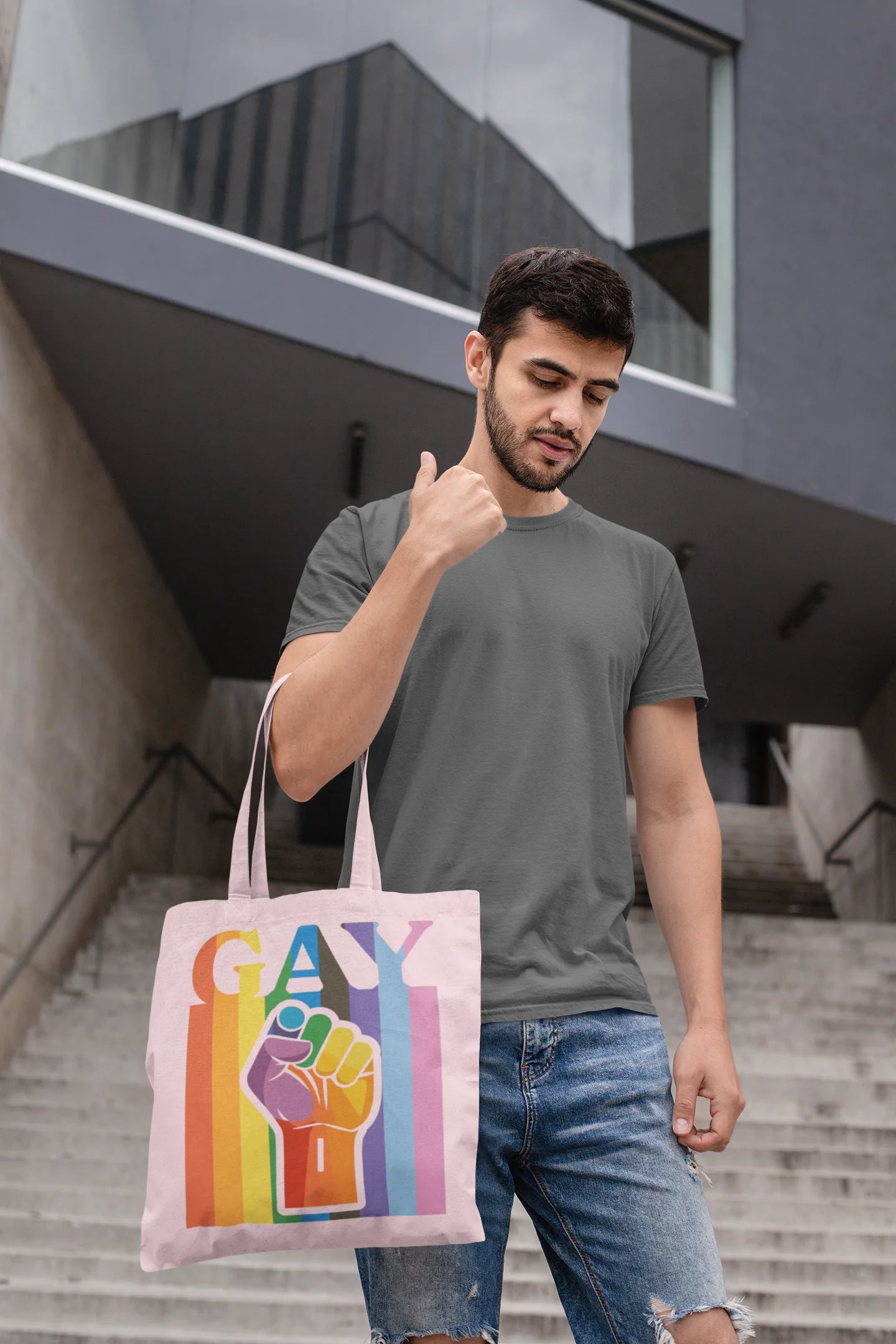 Tote Bag grandeur moyen Collection LGBTQ+