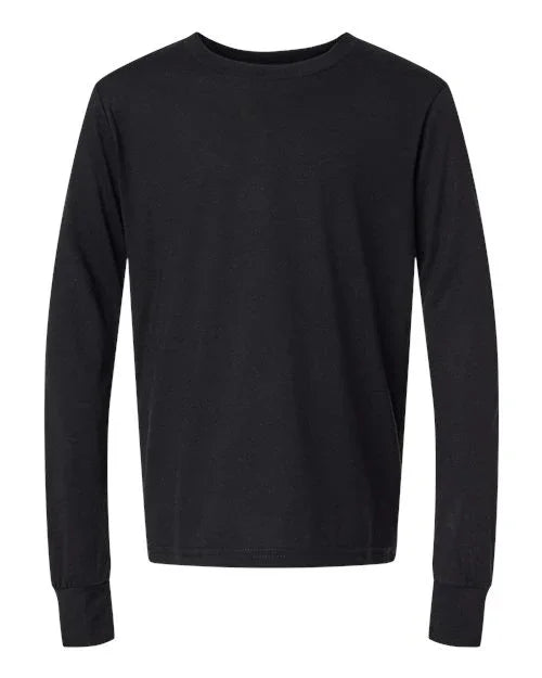 T-Shirt triblend à manches longues pour enfants - BELLA + CANVAS 3513Y - Haut | Boutique en ligne SIKE DESIGN