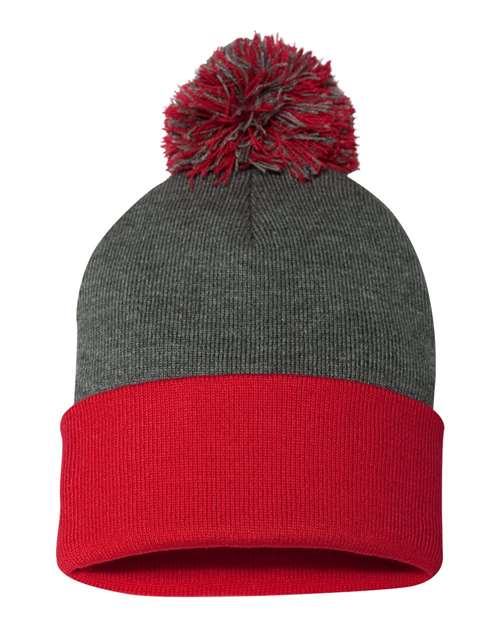 Tuque à pompon et revers 12" - Sportsman SP15 - Chapeau | Boutique en ligne SIKE DESIGN