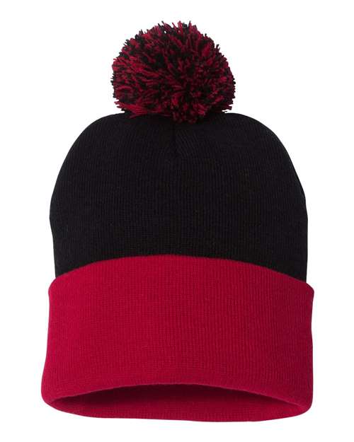 Tuque à pompon et revers 12" - Sportsman SP15 - Chapeau | Boutique en ligne SIKE DESIGN
