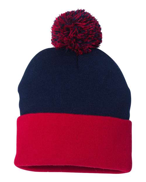 Tuque à pompon et revers 12" - Sportsman SP15 - Chapeau | Boutique en ligne SIKE DESIGN