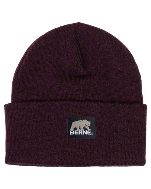 Tuque à revers en tricot Heritage - Berne Apparel H150 - Chapeau | Boutique en ligne SIKE DESIGN